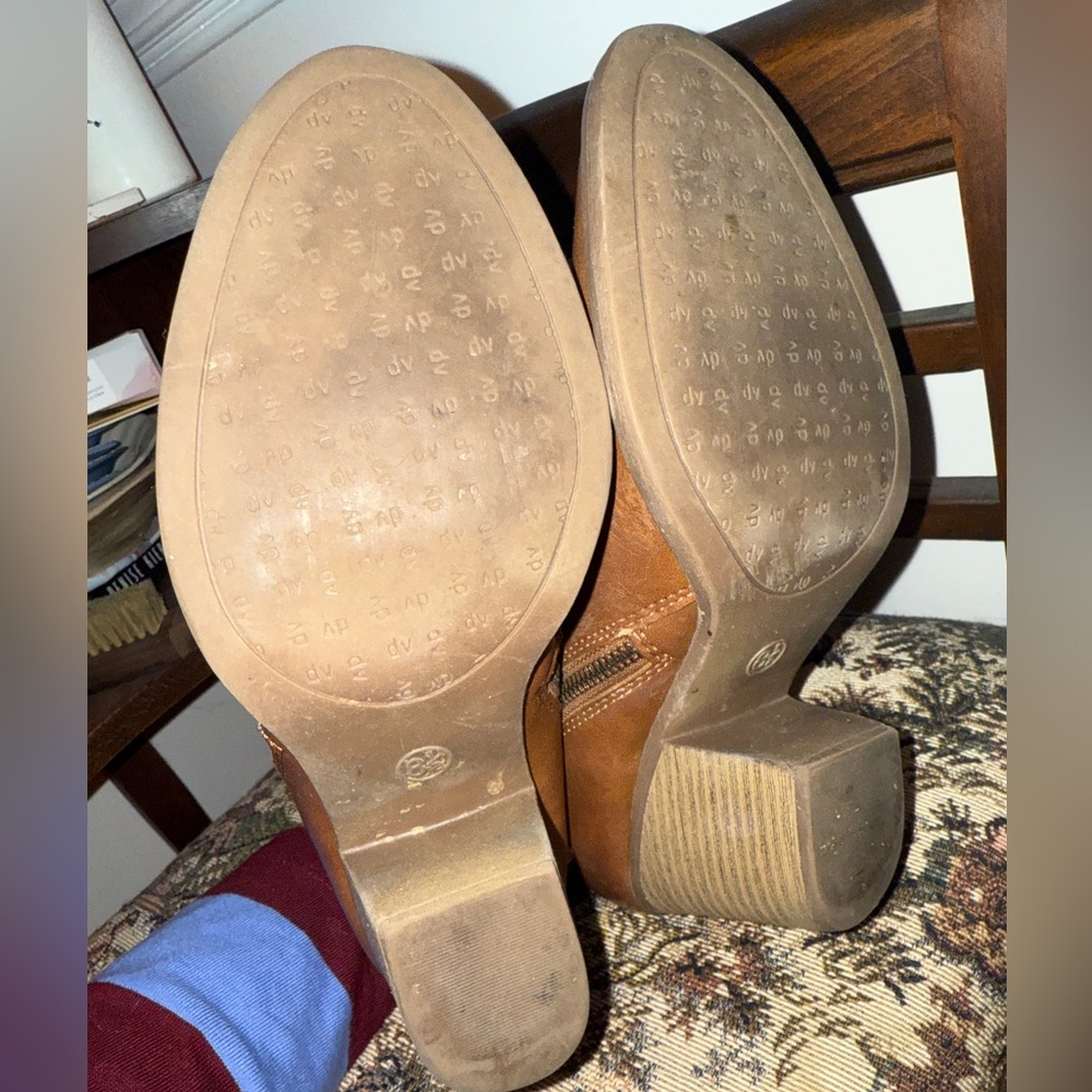 🤎 Dolce Vita “Jameson” Double Zip Booties | Cognac Brown | Size 8.5 - Picture 14 of 14
